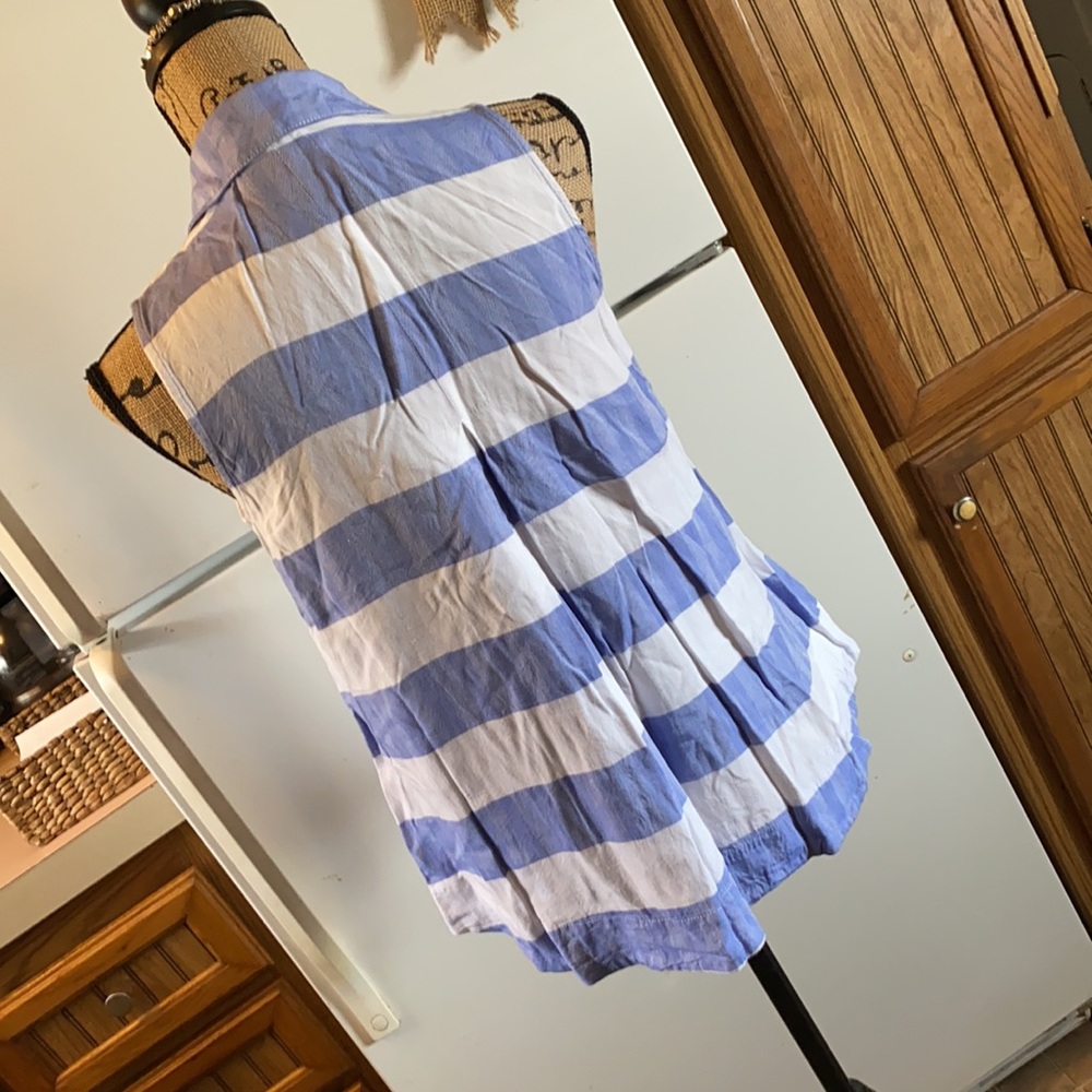 Cupio sleeveless button down shirt size small - Picture 8 of 11